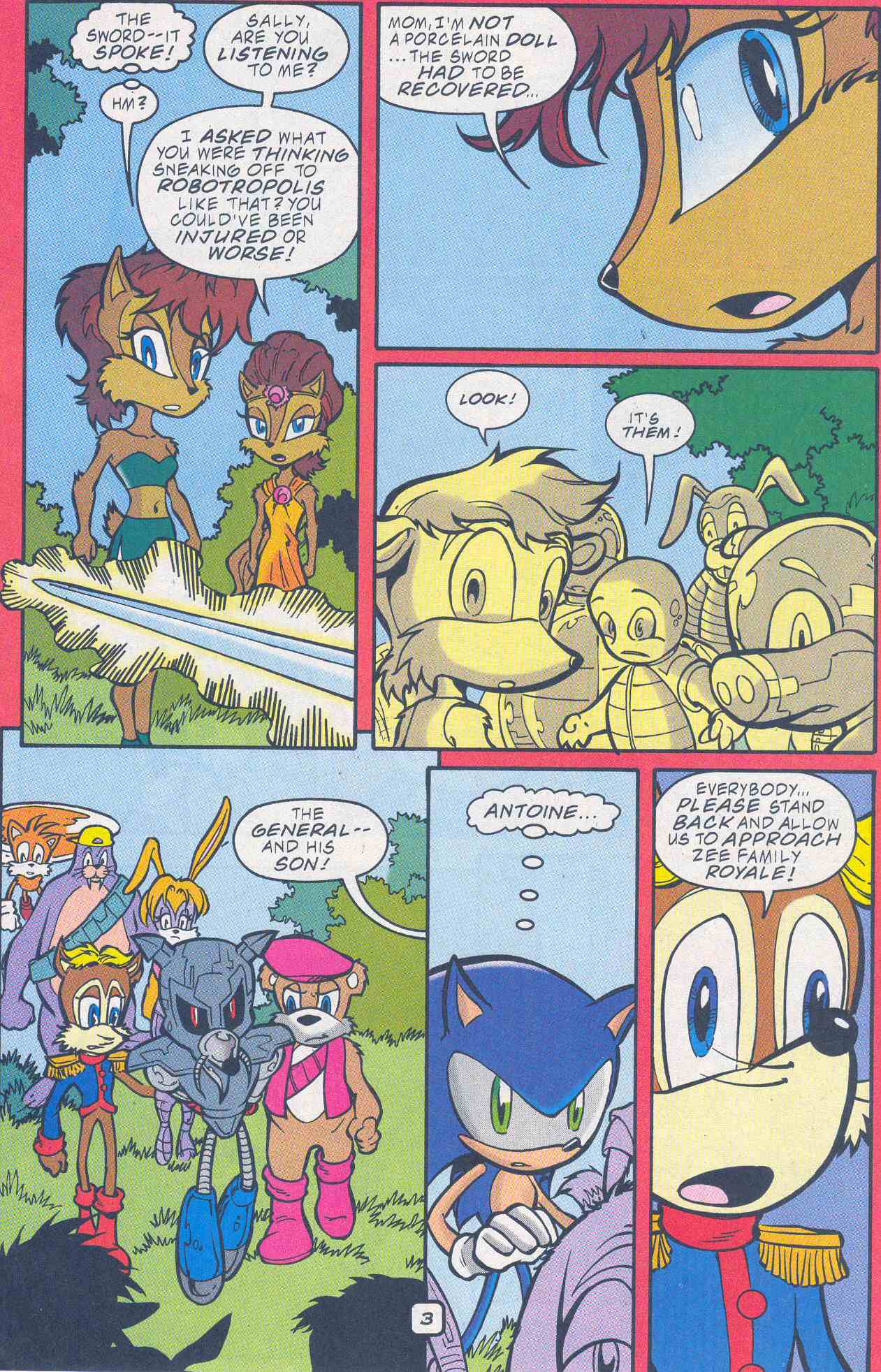 Sonic - Archie Adventure Series December 2001 Page 3